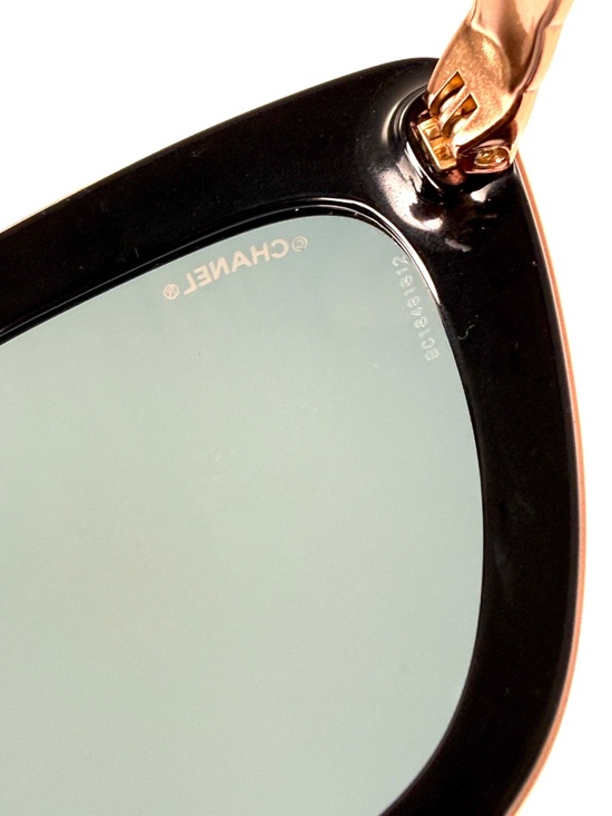CHANEL 5368 Rose Gold Mirror Metal Acetate Cat Eye Sunglasses main image 11